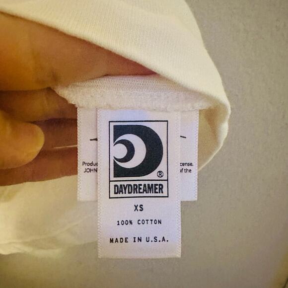 Daydreamer Johnny Cash Ring of Fire Tour T-Shirt in Vintage White Size XS - Picture 4 of 6